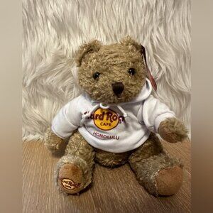 Hard Rock Cafe Honolulu Plush Bear – 2015 – With Tags – 9”